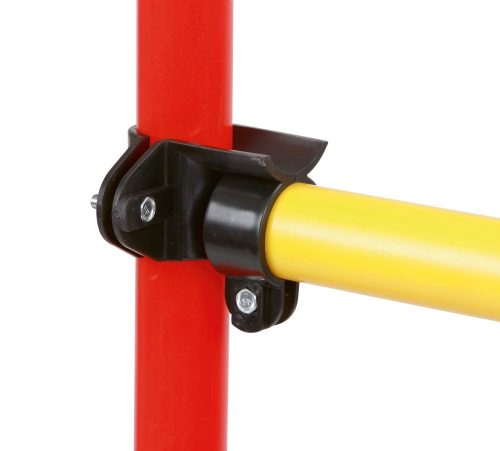 3 részes piros/sárga agility szett - gyűrűvel, ugrórúddal, szlalommal, praktikus szállító táskával