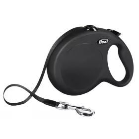 New Classic Flexi póráz - szalag L, 8m, max 50 kg, fekete