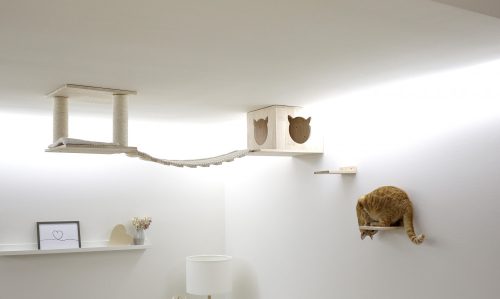 Top macska játszóterület, fehér plafonra szerelhető