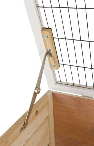 Deluxe beltéri rágcsálóház 115x60x118 cm, tömör fa, faápolóval kezelve