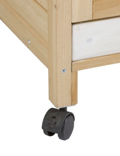Deluxe beltéri rágcsálóház 115x60x118 cm, tömör fa, faápolóval kezelve