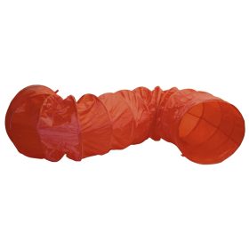 Agility kutya alagút, piros, 5 m, 60 cm kutyacső