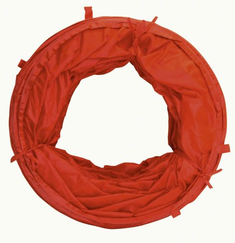 Agility kutya alagút, piros, 5 m, 60 cm kutyacső