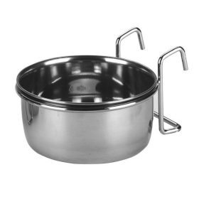 Rozsdamentes acél madáretető, 600 ml, 12cm