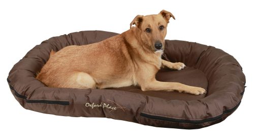 Vízálló kutyafekhely Cushion brown, 100x70x15 cm