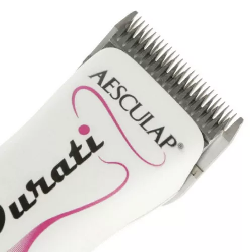 Aesculap Durati nyírógép - fehér/fekete rózsaszín mintával, 2 akkumulátoros