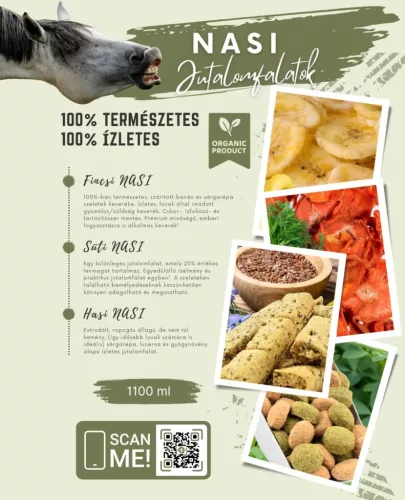 FINCSI NASI - jutalomfalat lovaknak, 1100 ml