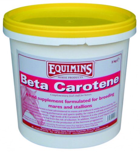 Beta Carotene – Béta karotin E-vitaminnal mének és vemhes kancák számára - 2 kg