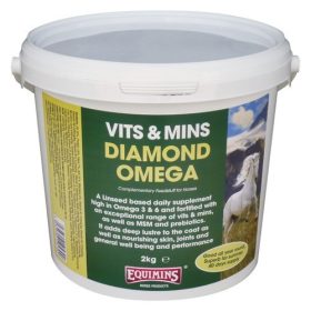   Diamond Omega – Őrölt porlasztott vitaminos lenmag 2 kg zsák lovaknak