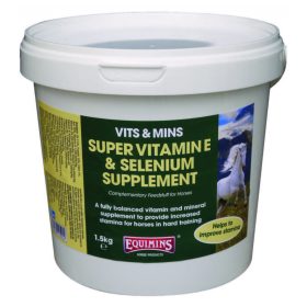   Super Vitamin E & Selenium – Szuper E-vitamin és szelén 1,5 kg lovaknak