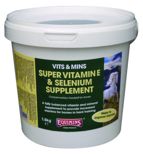 Super Vitamin E & Selenium – Szuper E-vitamin és szelén 1,5 kg lovaknak