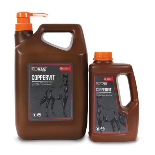 FORAN COPPERVIT szerves réz, E-vitamin, mangán, biotin és B12-vitamin lovaknak - 5 liter