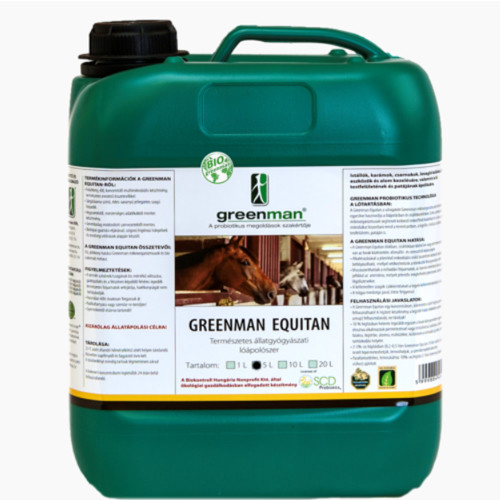 GREENMAN EQUITAN lóápoló és istállókezelő készítmény - 5 liter