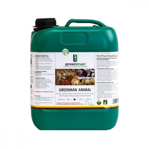 GREENMAN ANIMAL állatgyógyászati ápolószer, 5 liter