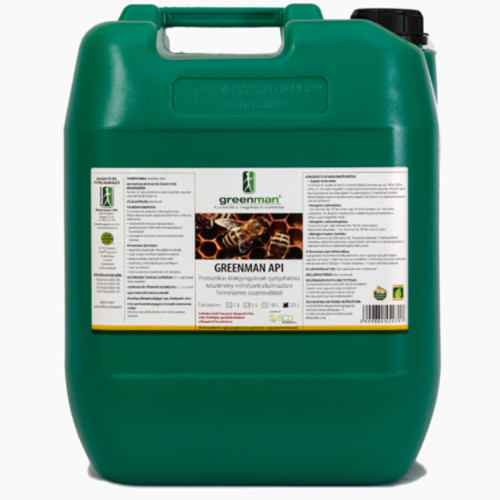 GREENMAN API, 20 liter, probiotikus gyógyhatású készítmény méhészeti alkalmazásra