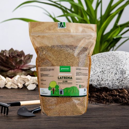 GREENMAN LATRINAELIXÍR – a kerti WC-k szagtalanításához - 1 kg