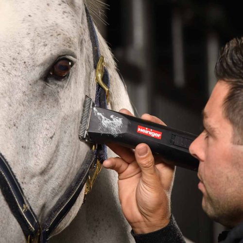 Heiniger Saphir Horse lónyírógép borotvafejjel #10WF - 2 akkumulátorral