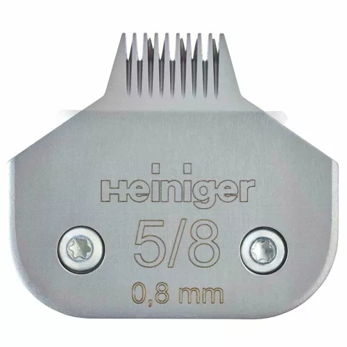 Heiniger 5/8-as méretű nyírófej, 0,8 mm vágási hosszúsággal – tappancs nyírásához