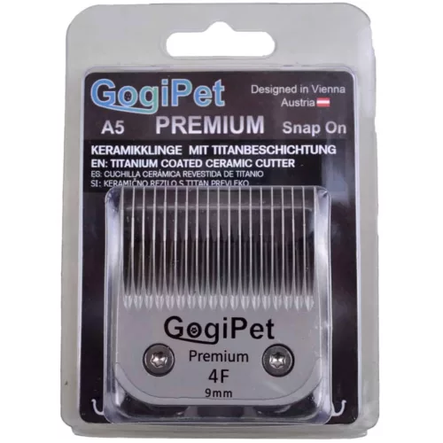 GogiPet PREMIUM A5 4F nyírófej – 9 mm