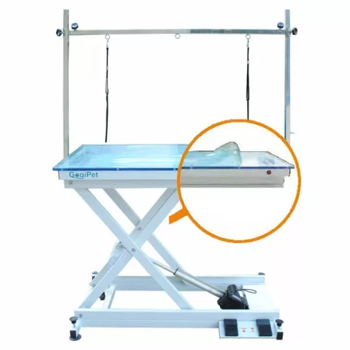 GogiPet Super Delux kozmetikai asztal világított asztallappal, teljes felszereltséggel