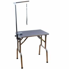   Kutyakozmetikai ápolóasztal vezérlőoszloppal 70 x 48 x 76 cm