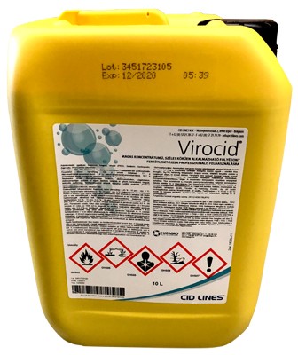 VIROCID általános felület fertőtlenítőszer - 10 liter